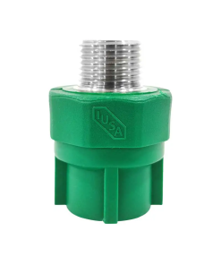 CONECTOR MACHO DE  20 MM X   1/2" PPR IUSA