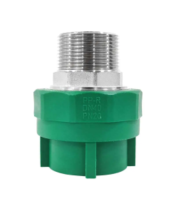 CONECTOR MACHO DE  40 MM X 1 1/4" PPR IUSA