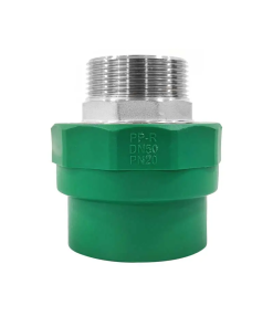 CONECTOR MACHO DE  50 MM X 1 1/2" PPR IUSA