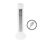 VENTILADOR D/TORRE BCO 3 NIV 36" 42WT TIMER IUSA