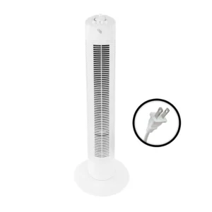 VENTILADOR D/TORRE BCO 3 NIV 36" 42WT TIMER IUSA