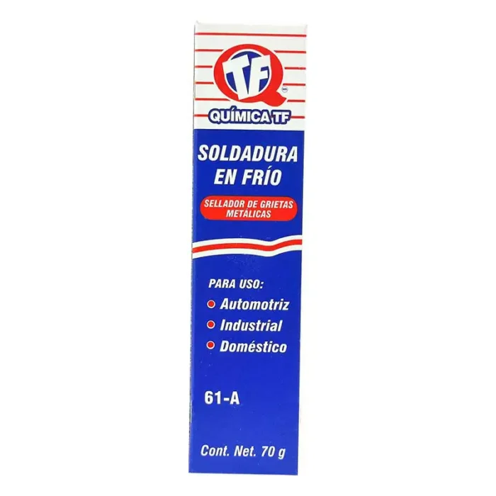 SOLDADURA EN FRIO P/FISURAS 70 G TUBO QUIMICA TF