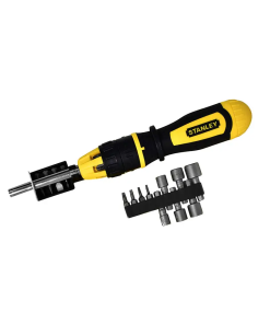 DESARMADOR CON MATRACA C/14 PUNTAS Y 6 DADOS