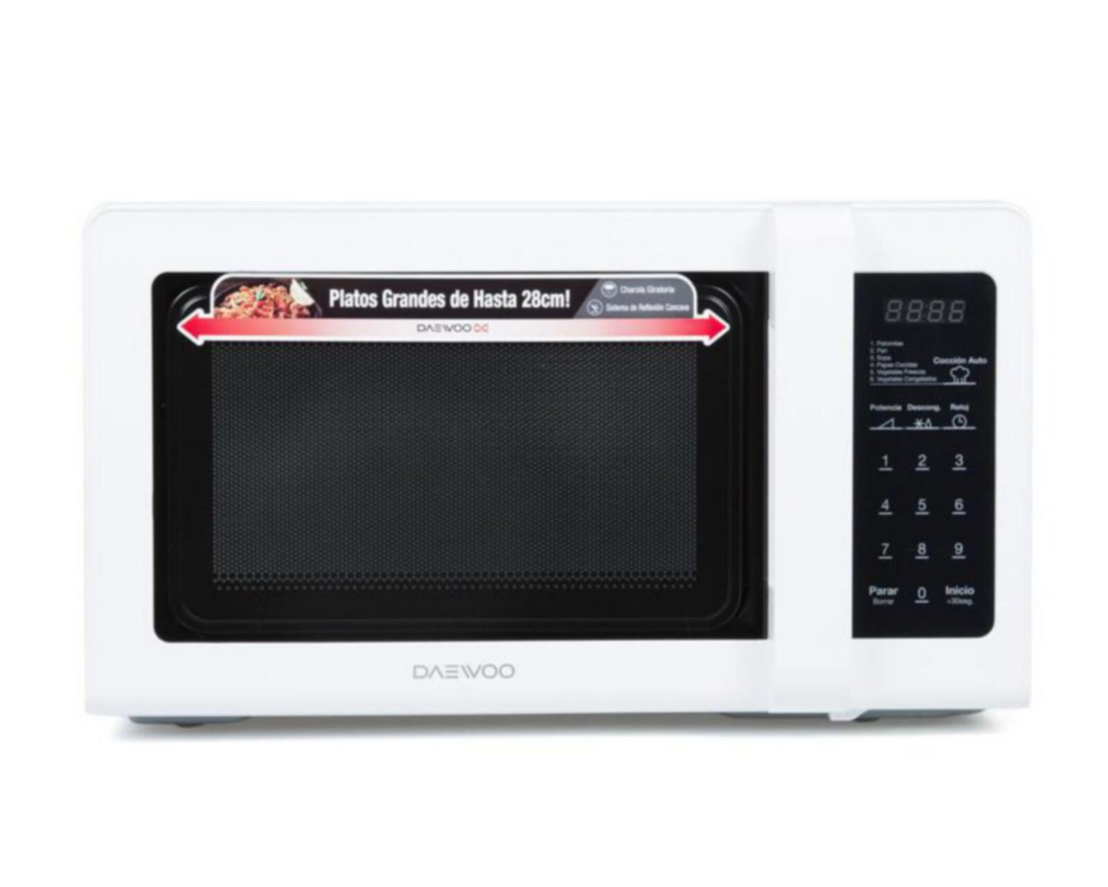 Microondas daewoo kor 662w 7p pm 6228183