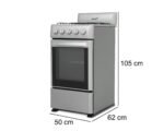 Estufa acros de piso 20 pulgadas con 4 quemadores de gas aw5300d pm 6240983 - Imagen 3