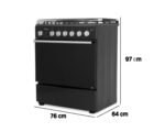 Estufa koblenz de piso 30 pulgadas con 6 quemadores de gas sorrento ek 501fnn pm 6256553 - Imagen 3