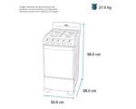 Estufa mabe de piso 20 pulgadas con 4 quemadores de gas em5032baps0 pm 6267833 - Imagen 3