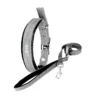 COLLAR CON CORREA CHEVRON M 20KG GRIS P/PERRO
