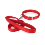 COLLARES CON CORREA SOFT M, ROJO P/PERRO