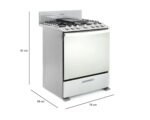Estufa whirlpool de piso 30 pulgadas con 6 quemadores de gas lp wfr3400d pm 6369833 - Imagen 2