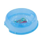 PLATO REDONDO GRANDE 900ML AZUL PLASTICO P/MASCOTA