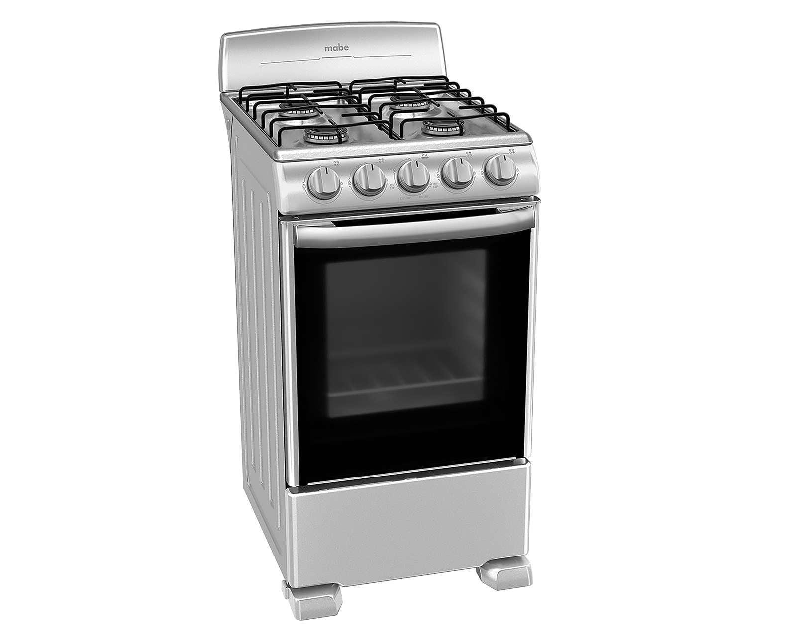 Estufa mabe de piso 20 pulgadas con 4 quemadores de gas em5030bais0 pm 6541833