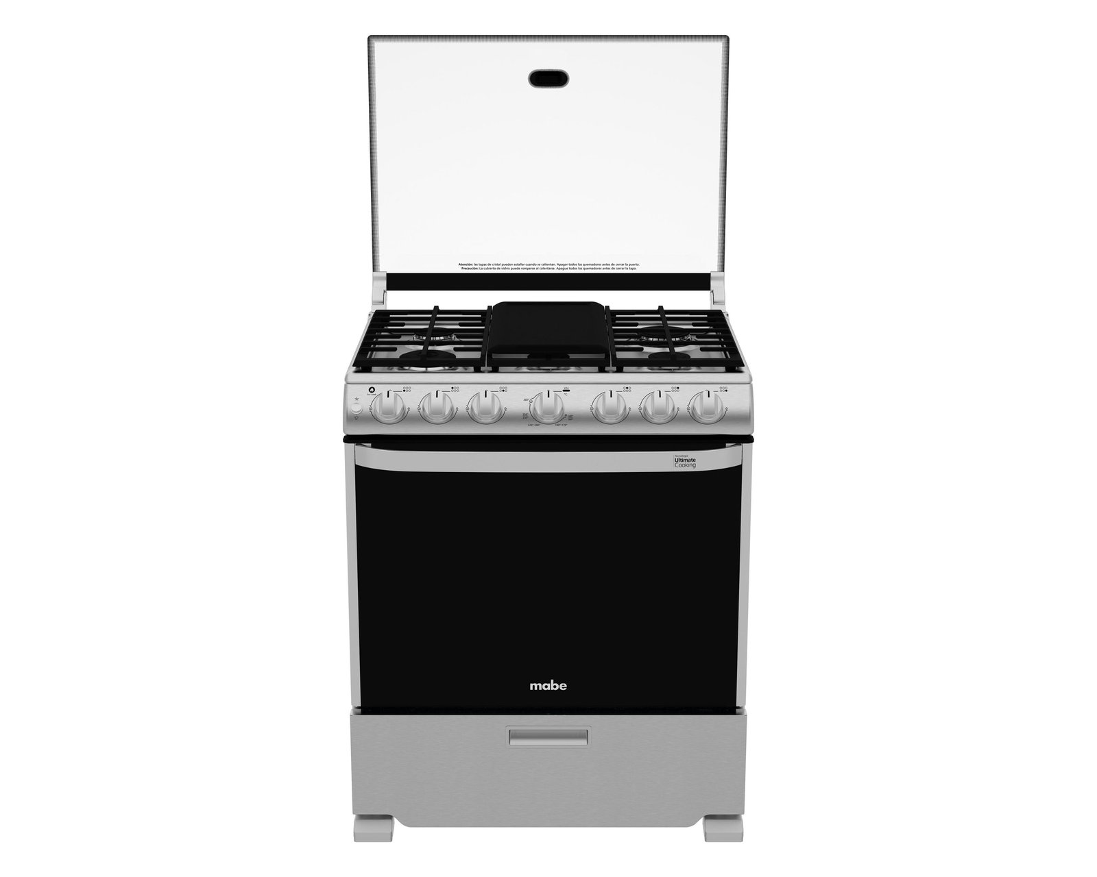 Estufa mabe de piso 30 pulgadas con 6 quemadores de gas em7660cfix1 pm 6542053 - Image 3