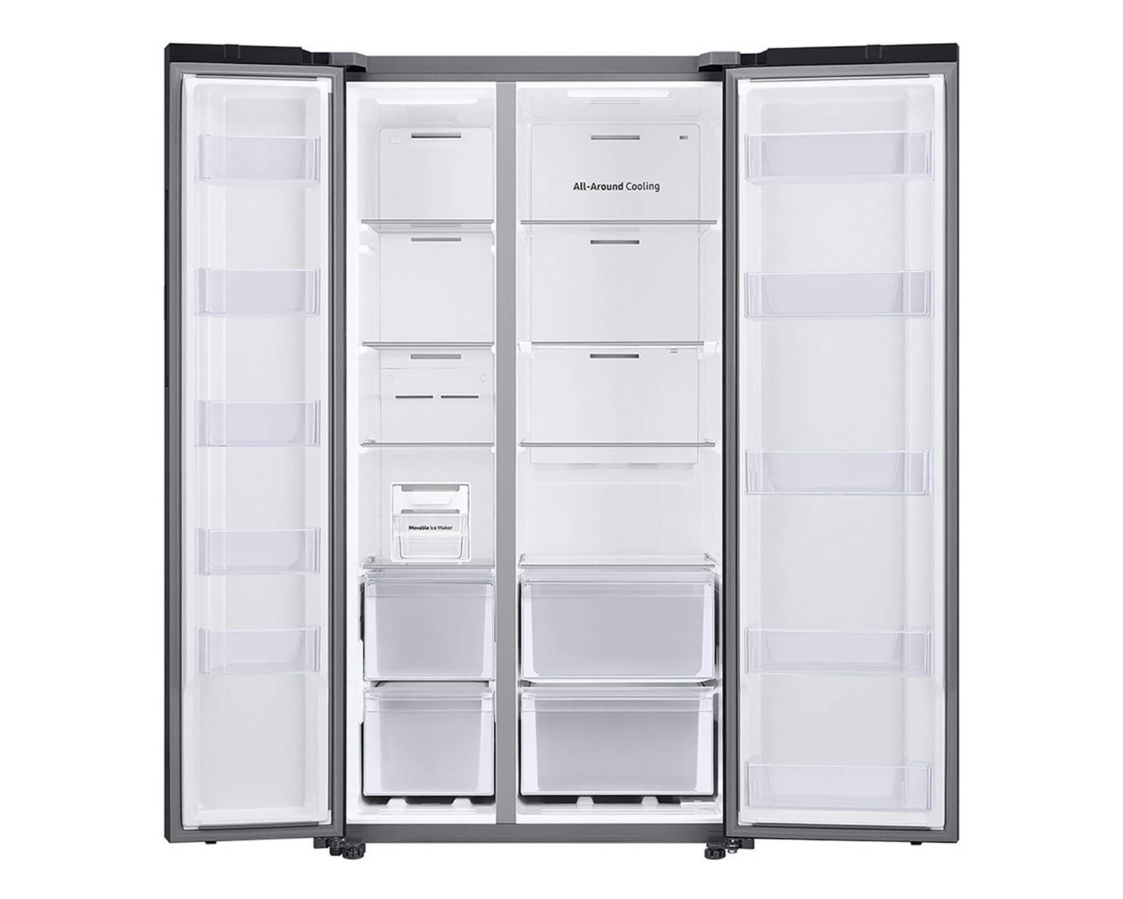 Refrigerador Samsung Side by Side 28 Pies Plateado RS28CB70NAQLEM – Espacio extra y elegancia en tu cocina - Image 2