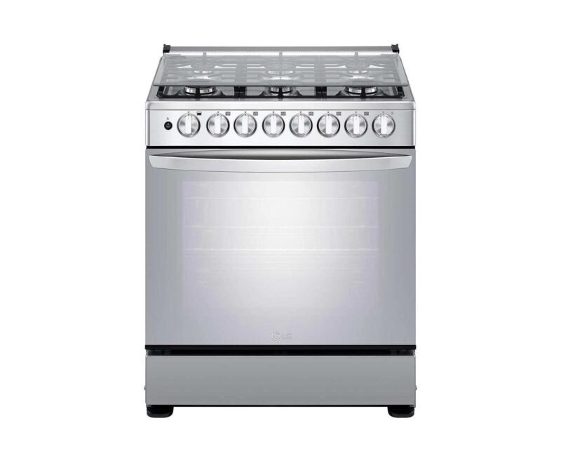 Estufa lg de piso 30 pulgadas 6 quemadores de gas lrgz5255s cstfgss pm 6598863