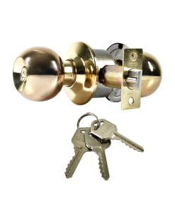 CERRADURA POMO CILINDRICA ENT/REC L/BRILLANTE