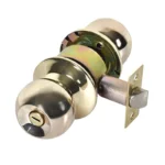 CERRADURA POMO CILINDRICA BAÑO L/BRILLANTE S/LLAVE