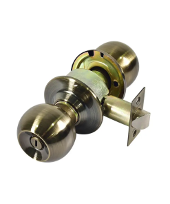 CERRADURA POMO CILINDRICA BAÑO L/ANTIGUO S/LLAVE