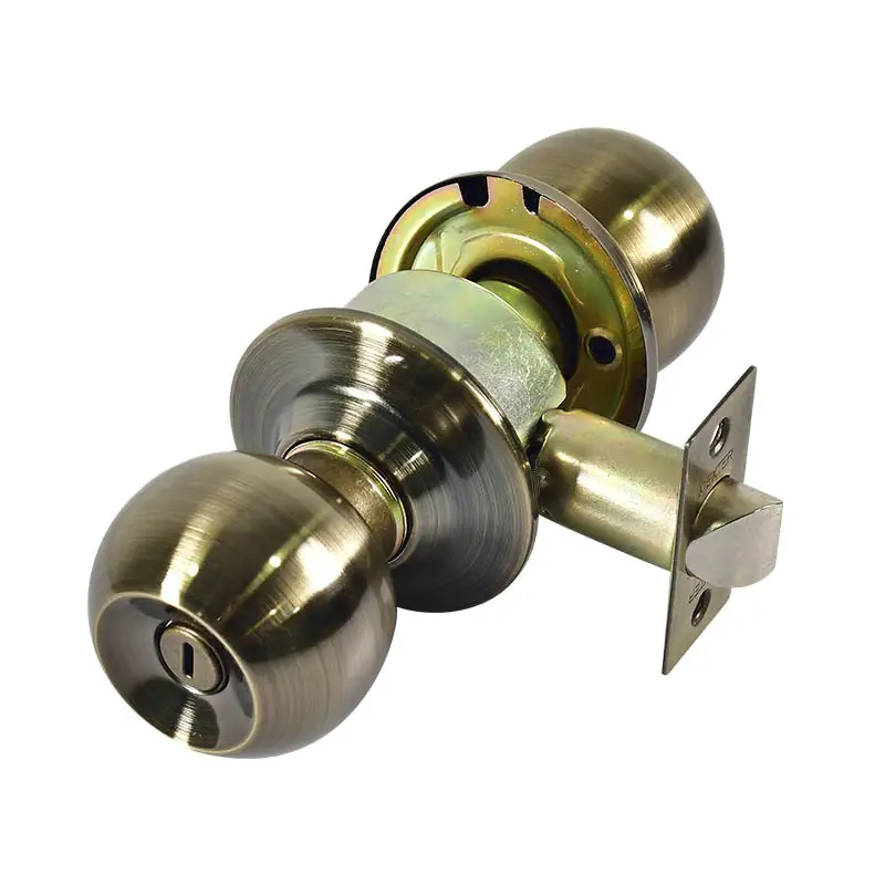 CERRADURA POMO CILINDRICA BAÑO L/ANTIGUO S/LLAVE