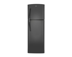 Refrigerador mabe stainless steel top mount 11 pies negro rma300fxmrp0 pm 6636543