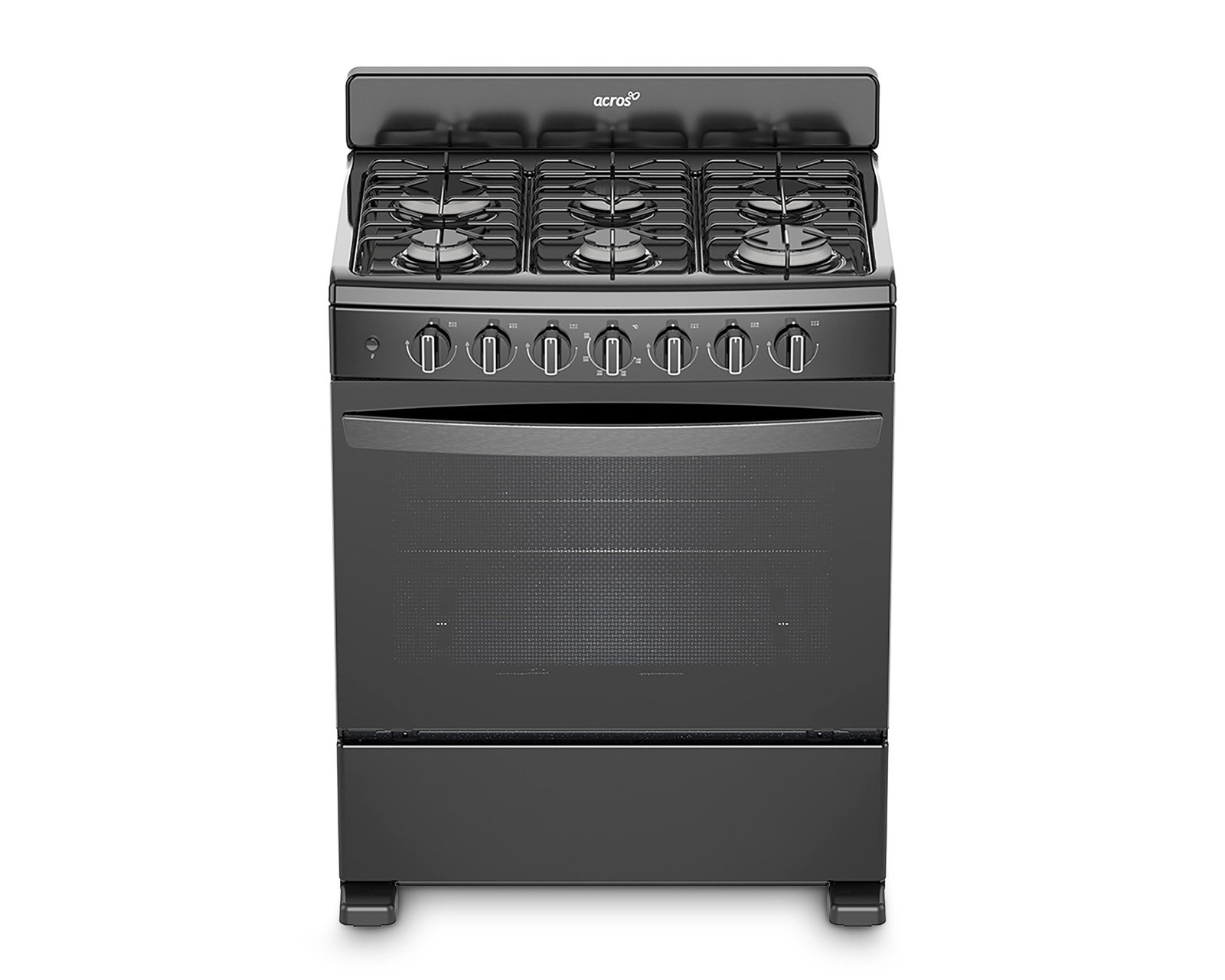 Estufa acros de piso 30 pulgadas con 6 quemadores gas lp afr2110b pm 6637013