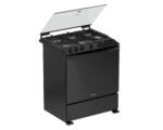 Estufa whirlpool de piso 30 pulgadas con 6 quemadores de gas lp wfr7000b negro pm 6647233