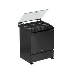 Estufa whirlpool de piso 30 pulgadas con 6 quemadores de gas lp wfr7000b negro pm 6647233