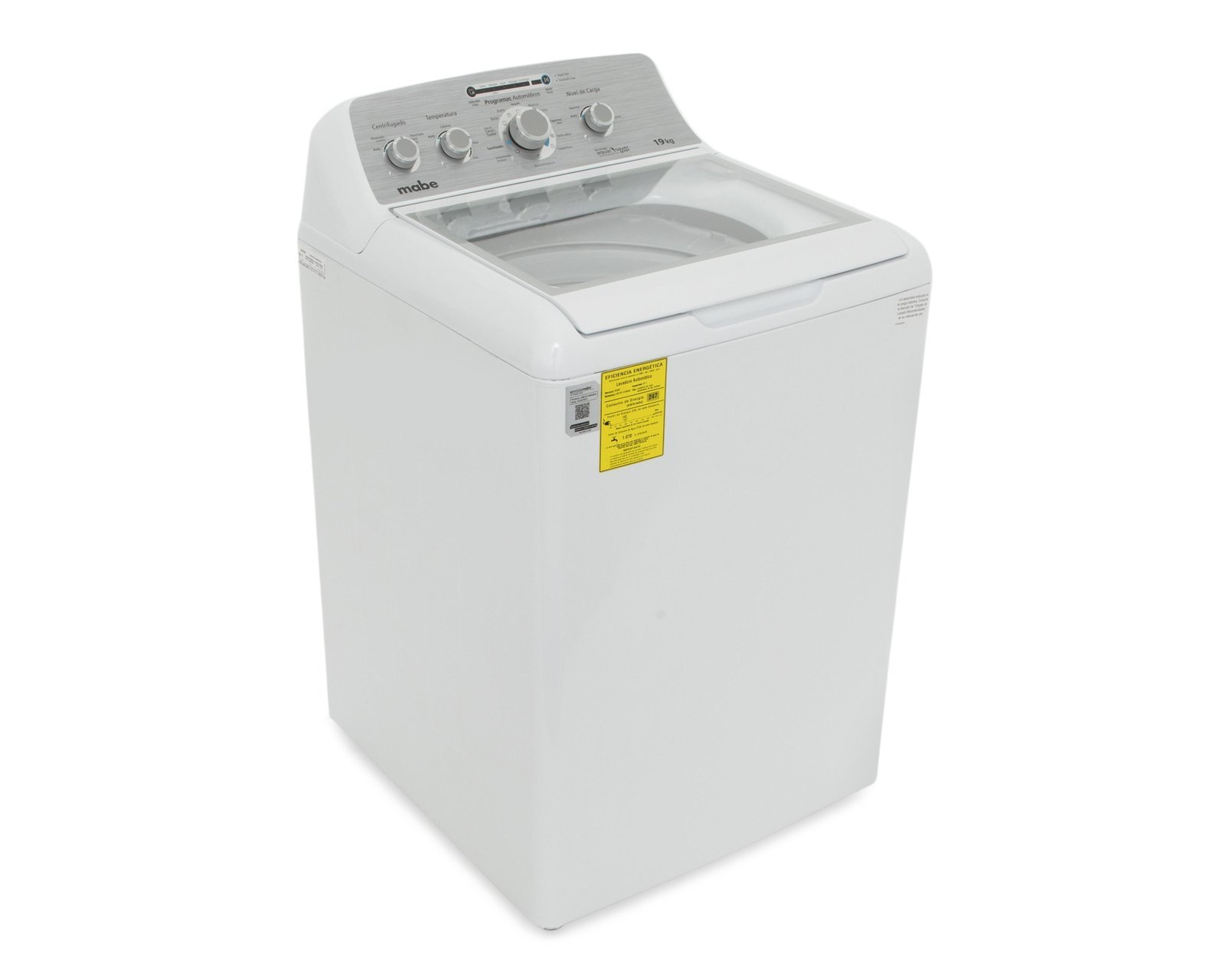 Lavadora Mabe Automática 19 kg Blanca LMA79114VBAK0 – Ideal para espacios medianos y gran rendimiento