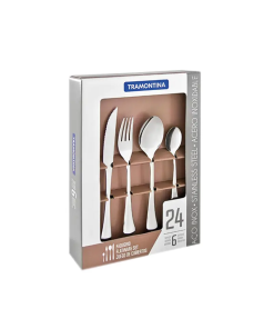 CUBIERTOS JGO. 24 PZAS HAVANA ACERO INOXIDABLE