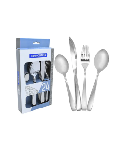 CUBIERTOS JGO. 24 PZAS. AMAZONAS ACERO INOX. TRAMO