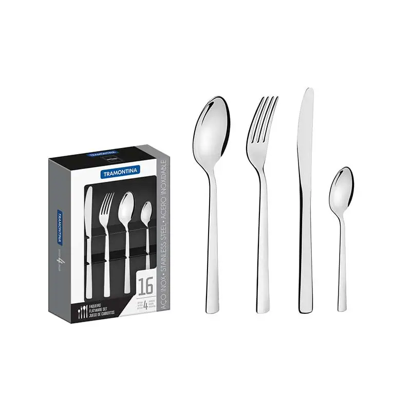 CUBIERTOS JGO. 16 PZAS OSLO ACERO INOXIDABLE