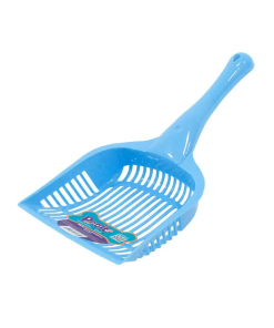 CUCHARA PARA ARENERO GDE AZUL P/GATO