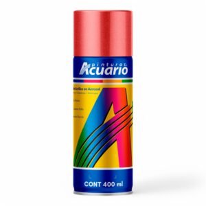Aerosol Acuario Metálico 400 ml Rojo