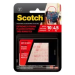SUJETADOR C/VELCRO 4.5KG TRANSP 1" X 3" 2PZ 64284