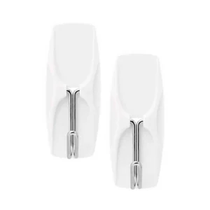 GANCHO ADHERIBLE A PARED 17065-ES 2PZ BCO MED