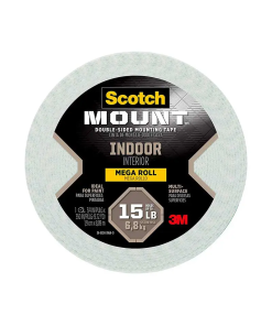 CINTA DOBLE CARA 3/4" X 8.89MT P/INTERIOR C/PINTUR