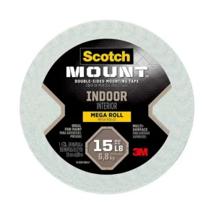 CINTA DOBLE CARA 3/4" X 8.89MT P/INTERIOR C/PINTUR