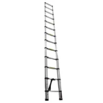 ESCALERA TELESCOPICA C/13 ESC 3.80 MT ALUM PLEGABL