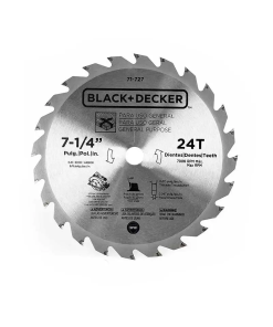DISCO SIERRA CARBURO 7-1/4" X 24 DIENTES