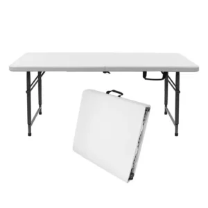 MESA RECTANGULAR PLEGABLE PORTAFOLIO 4 FT  122 CM