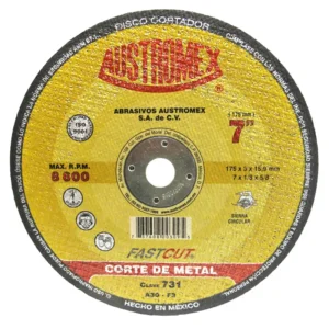 DISCO DE CORTE P/METAL  7"  X1/8X5/8 FAS CUT