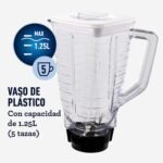 Licuadora oster kaliman 1 25 litros perilla blanco vp mkp 73891033 - Imagen 2