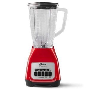 Licuadora oster color rojo de 2 velocidades con vaso de plastico mkp 73891199