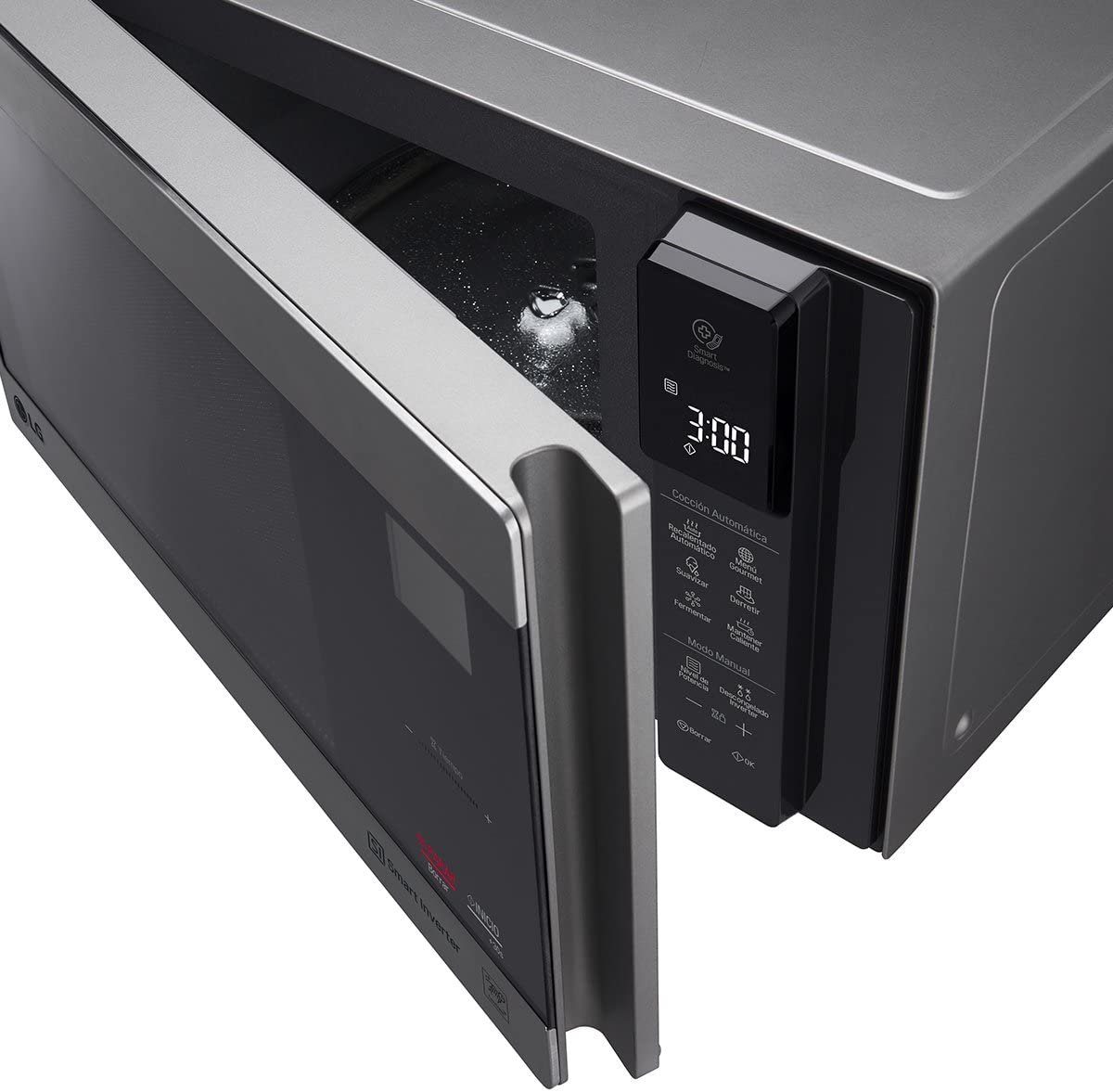 Horno de microondas lg ms1596cir color gris 1 5 pies mkp 74121054 - Image 3