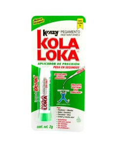 Kola Loka Pegamento Instantáneo - Adhesivo de Secado Rápido para Todo Tipo de Superficies