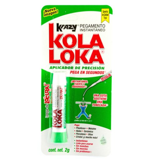 Kola Loka Pegamento Instantáneo - Adhesivo de Secado Rápido para Todo Tipo de Superficies