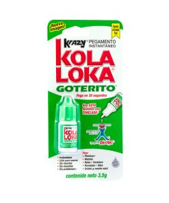 Kola Loka Pegamento Instantáneo en Goterito - Aplicación Precisa y Fácil para Reparaciones Pequeñas