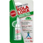 Kola Loka Pegamento Krazy Industrial de 20 g - Adhesivo Profesional para Usos de Alta Resistencia