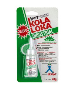 Kola Loka Pegamento Krazy Industrial de 20 g - Adhesivo Profesional para Usos de Alta Resistencia
