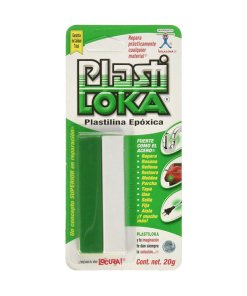 Plasti Loka Epóxica de 20 g - Ideal para Reparaciones Duraderas en Materiales Diversos